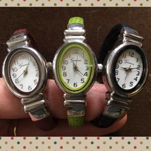 Set of 3 Geneva Hinged Watches
